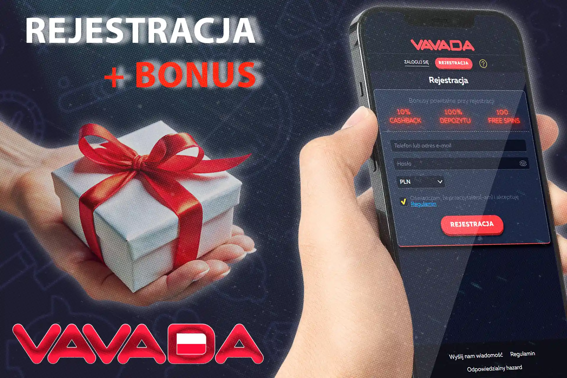 Prosty proces rejestracji w kasynie Vavada