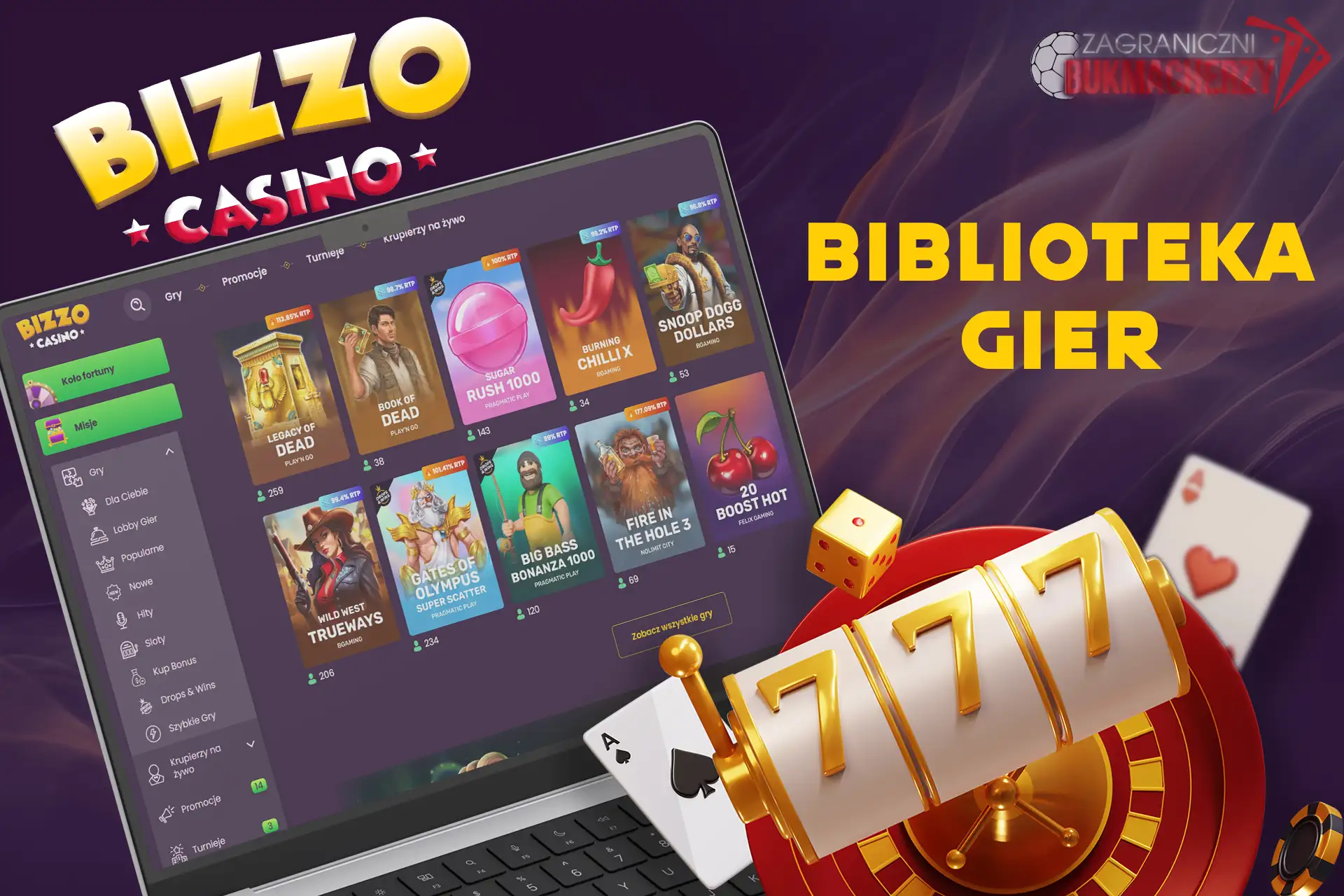 Zagraj w tysiące gier kasynowych
